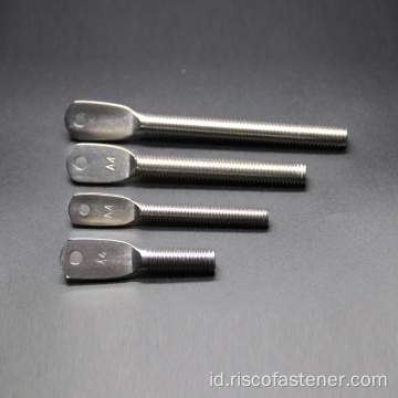 304 316 Baut Kepala Datar Stainless Steel